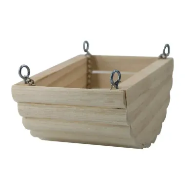 Hamster Mini Bed, Warm Small Pets Animals House Bedding, Cozy Nest Cage Accessories Display Wooden Swing Toy Hanging Bed for Hamsters