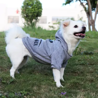 cute dog hoodie (2) The delicate fabric feels soft against the skin, enhancing the overall comfort and appeal of the hoodie, making it a must-have for pets that need warmth and style.