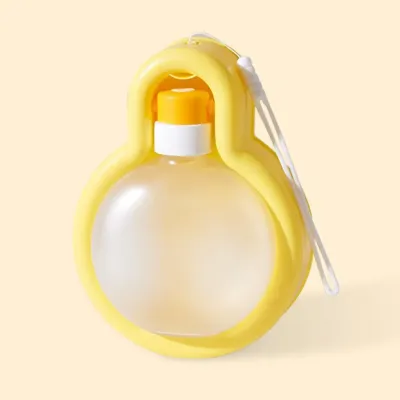 Dog Water Bottle Yellow Dog Water Bottle Yellow