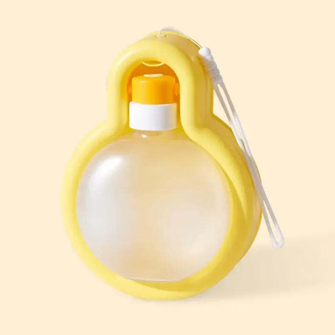 Dog Water Bottle Yellow