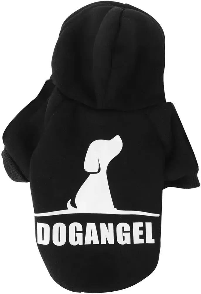 cute dog hoodie (3) Whether for indoor use or outdoor adventures, the fabric's softness and the well-thought-out design of this hoodie keep pets comfortable, warm, and looking great.