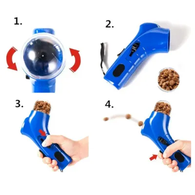 Pet Treat Launcher use