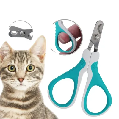 Tilt Blade Stainless Steel Cat Nail Clippers Display Curved Blade Stainless Steel Cat Nail Clippers