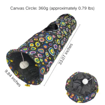 cat tunnel crinkle size