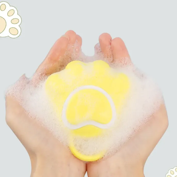 Dog silicone dog bath brush