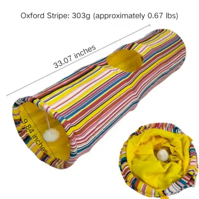 cat crinkle tunnel size