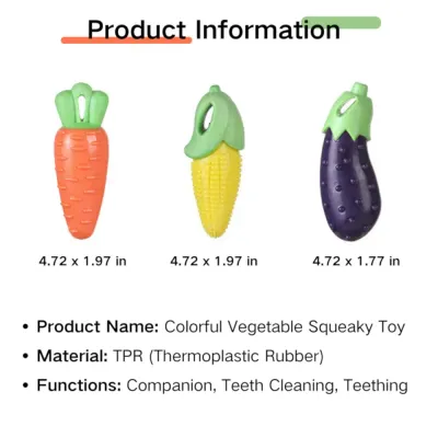 vegetable dog toys