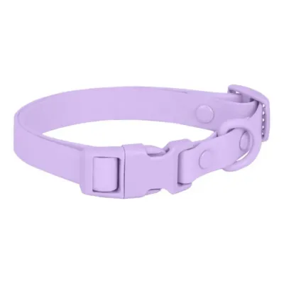 purple pvc dog collar