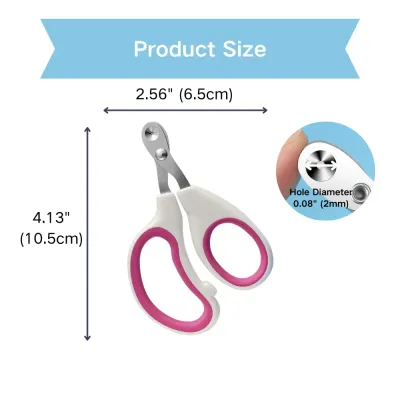 Round Hole Ergonimic Design Cat Nail Clipper