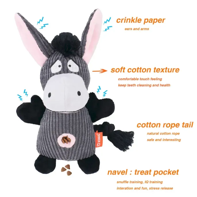 Interactive dog toy Crunching sound dog toy