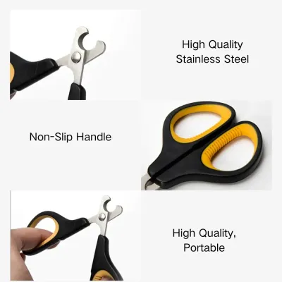 Stainless Steel Cat Nail Clippers Features Stainless Steel Cat Nail Clippers Safety Cut