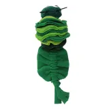 Dog Chew Toy Fun Design Teething Toy Green Caterpillar Sniffing and Teething Dog Chew Toy