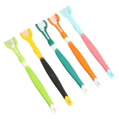 Three Sided Dog Toothbrush Three Sided Dog Toothbrush