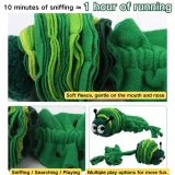 Dog Chew Toy Fun Design Teething Toy Sniffing Caterpillar Sniffing and Teething Dog Chew Toy