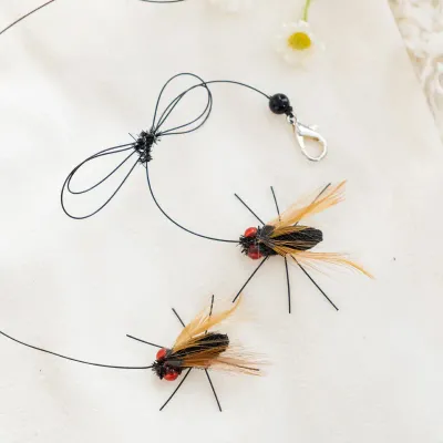 pet cat teaser wand toys