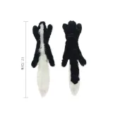 skunk no stuffing dog toy size