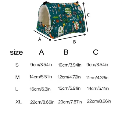 Plush pet bed for winter Plush pet bed for winter for squirrel