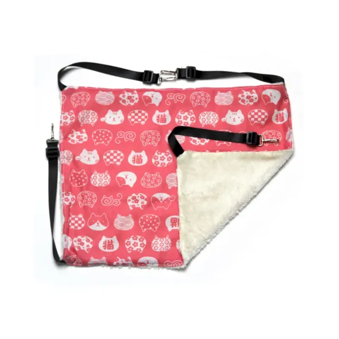 Polar fleece cat hammock for pet