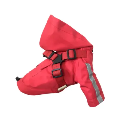 red reflective dog raincoat red reflective dog raincoat