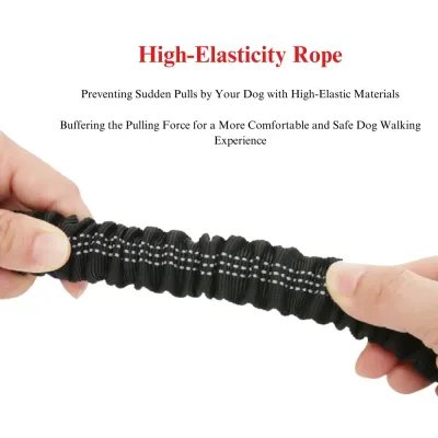 The soft sponge handle offers a comfortable grip, ensuring a more pleasant experience during walks and preventing hand strain, ideal for businesses catering to pet owners' comfort.