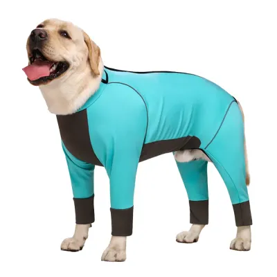 Waterproof Warm Dog Clothes Jumpsuits Thermal Pajamas for Large Dogs Main Waterproof Thermal Jumpsuit for Large Dogs