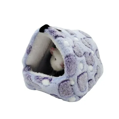 Warm and Cozy Beds for Hamsters, Guinea Pigs, Squirrels, Chinchillas & More (2) This small pet fleece nest is perfect for keeping rodents like hamsters, guinea pigs, and chinchillas warm and comfortable during winter. Available in multiple sizes to accommodate different pet species.