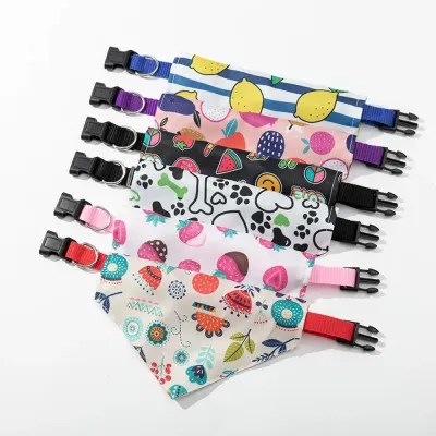 Retailers can benefit from offering this practical yet stylish pet bandana, which serves as both a fashion statement and a leash attachment accessory.