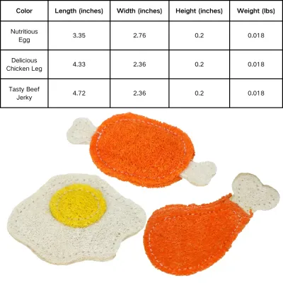 teething toys for cats (2) Made from natural loofah and safe edible dyes, this teething toy helps cats maintain healthy teeth while providing hours of self-play fun. It's perfect for alleviating boredom and stimulating natural behavior.