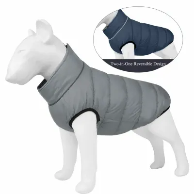 Warm Dog Jacket Grey Warm Dog Jacket Grey