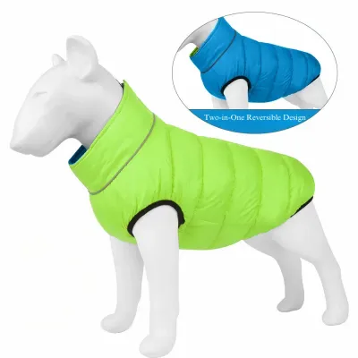 Warm Dog Jacket Green Warm Dog Jacket Green