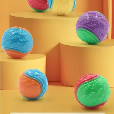 Rubber dog chew ball Tough chew toys for dogs