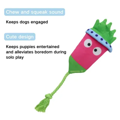 crinkle dog toys (4) Interactive Tug-of-War Play: Ideal for bonding moments, this toy is perfect for tug-of-war, giving both dogs and their owners a way to engage in fun and stimulating activities.