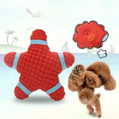 Starfish dog toy for pet