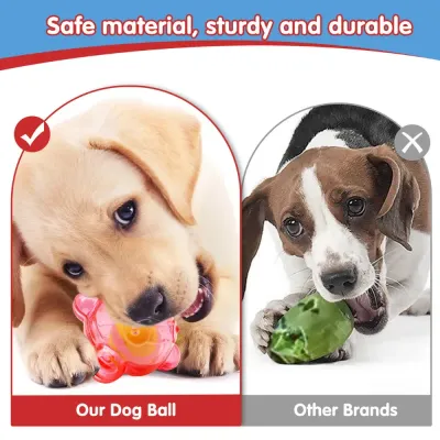 Squeaky dog toys Built - In Tennis Ball Dog Toy for Medium Breeds