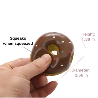 The squeaker inside the toy creates an engaging sound that enhances interactive play, making it a fun and exciting toy for dogs of all sizes.