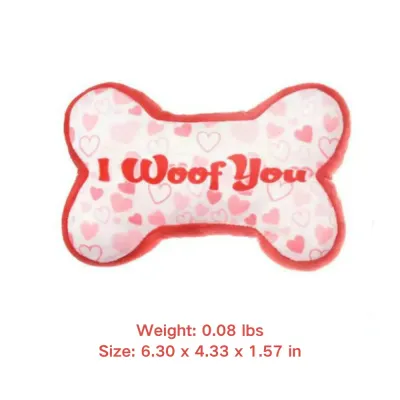 valentines day dog toys (6) Interactive and Fun: The toy contains an integrated squeaker that emits a fun sound every time it’s bitten, keeping pets engaged and entertained for hours.