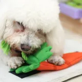 This cute, durable pet toy is perfect for tug-of-war, solo play, and engaging your dog with its fun sounds and textures, ideal for active pets.