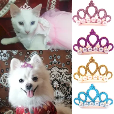 Frog clip pet accessory Cute Headband for Small Dogs