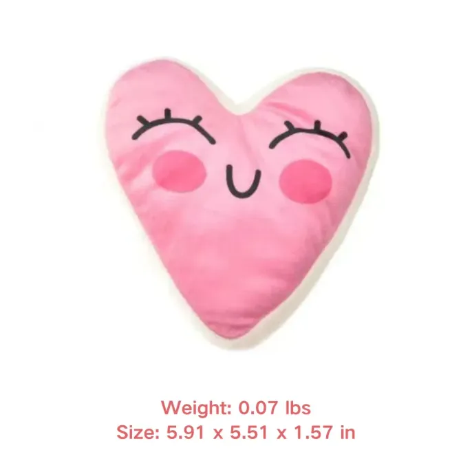 valentines day dog toys (2) Made for heavy chewers, this plush pet toy is both long-lasting and functional, offering teeth cleaning benefits along with squeaky entertainment.