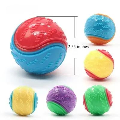 Small dog chew ball Dog dental hygiene toys