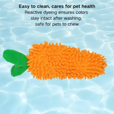 dog plush toy (3) Interactive and Engaging: The combination of soft textures, crinkle sounds, and squeakers makes this toy highly interactive, providing mental stimulation and entertainment for dogs all day long.