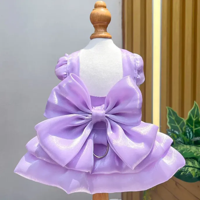 Dog and cat dress Small pet wedding dress