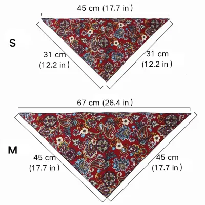 Dog Neck Scarf (1) With its exquisite craftsmanship and attention to detail, this pet bandana is designed to impress. Pet stores can offer this accessory to customers who value both fashion and practicality for their pets.
