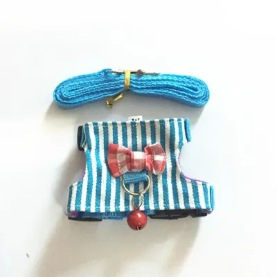 Stripes Small Animals Harness And Leash Stripes Small Animals Harness