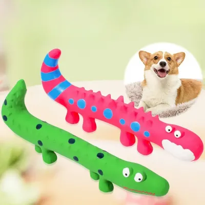 medium dog chew toy lizard chew toy
