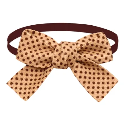 pet bow tie (6) Fashionable and classic adjustable bow tie with an autumn melange color scheme, perfect for adding style and sophistication to dogs and cats.