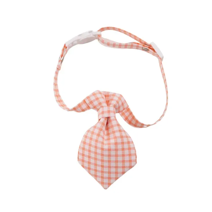pet bow tie (5) Ideal for Special Occasions or Daily Wear: Whether for casual walks, special events, or photoshoots, this plaid bow tie collar adds a fashionable and functional touch to pets' outfits.