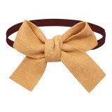pet bow tie (12) Durable and Soft Fabric: Made from high-quality fabric, this bow tie is both durable and gentle on pets’ skin. The soft material ensures pets can wear it for long periods