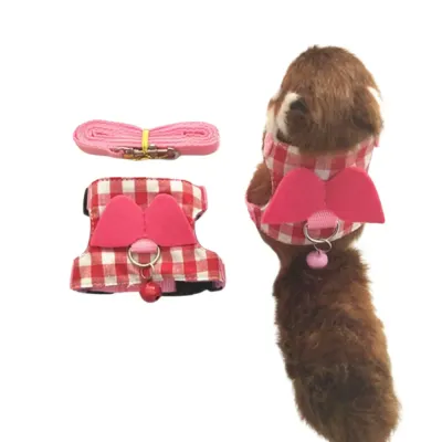 Plaid Hamster Harness Leash Set Plaid Hamster Harness Leash