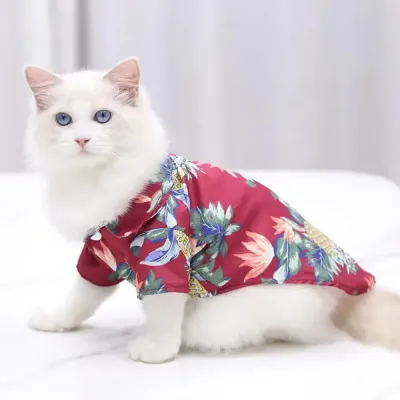 dog beach shirt (1)_1 Easy to put on and take off, this UV-protective dog shirt is a convenient and comfortable clothing option for small to medium-sized dogs. It’s ideal for pet businesses looking to stock practical yet stylish pet apparel.